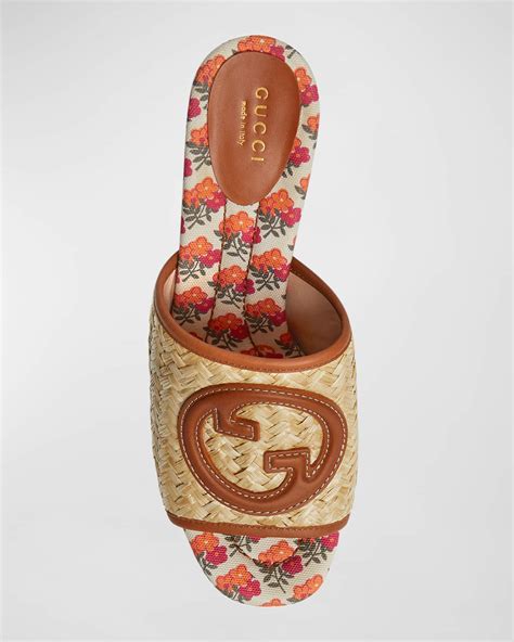 gucci flat sandals replica|authenticate gucci marmont raffia slides.